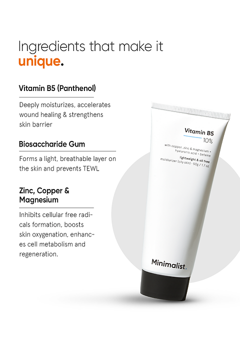 Vitamin B5 10% Moisturizer