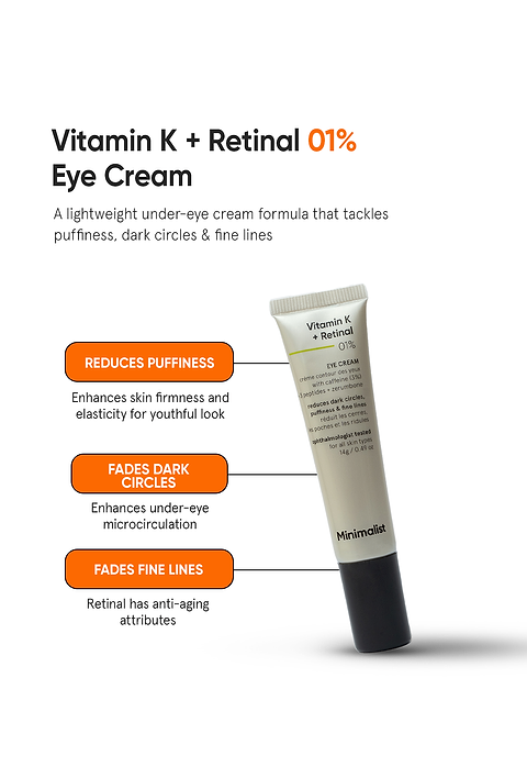 Vitamin K + Retinal 1% Eye Cream