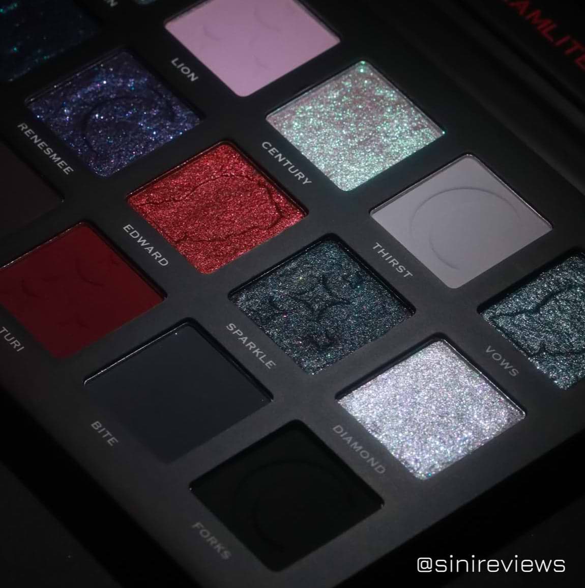 Twilight X Glamlite Team Edward Palette