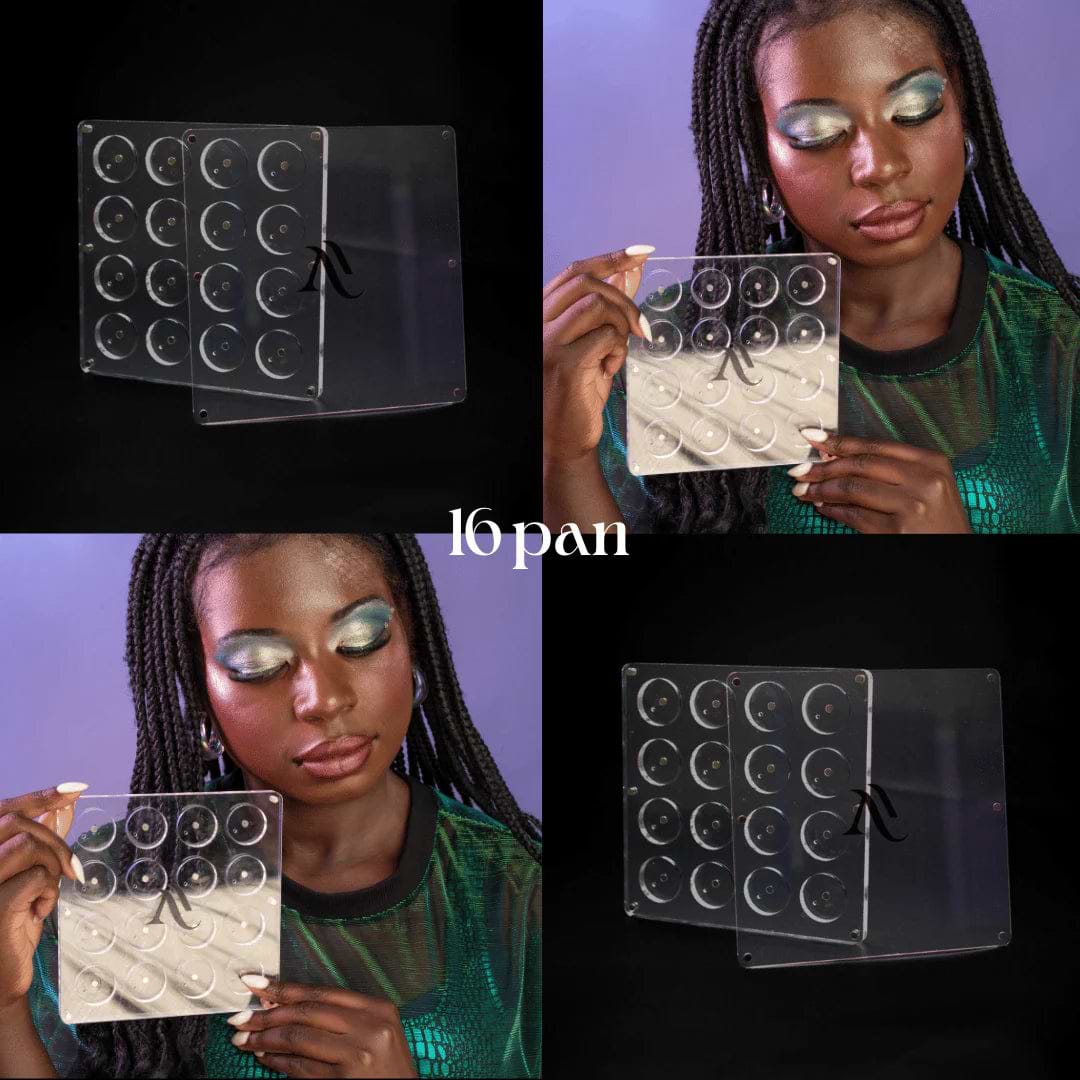 Empty Magnetic Acrylic Palette (with lid)