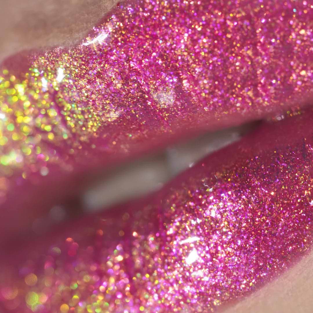 Lip gloss - Magenta Florals