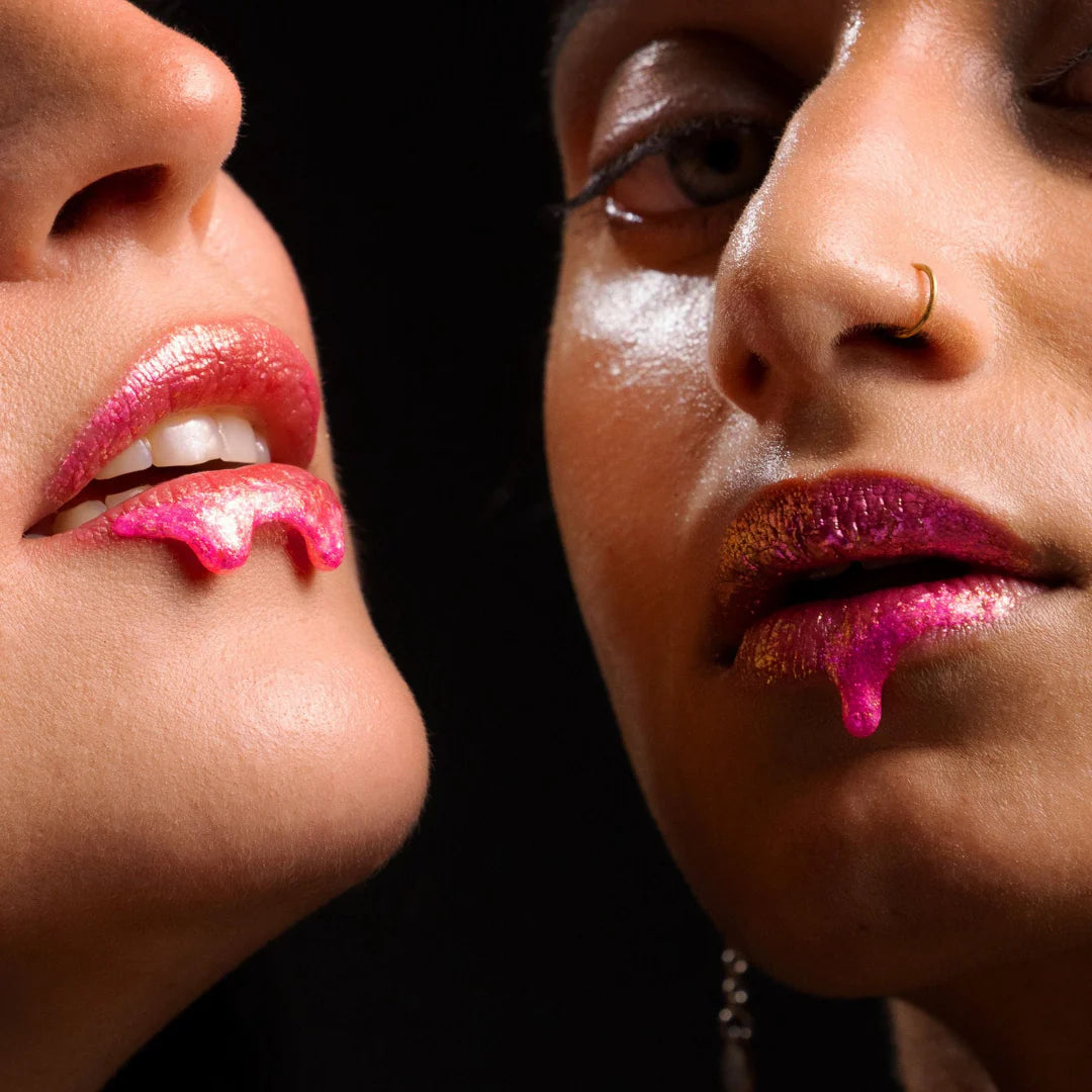 Lip gloss - Magenta Florals