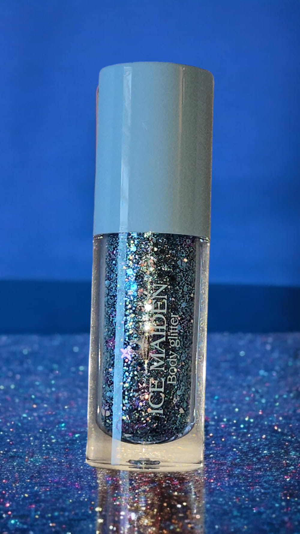 Ice maiden holo body glitter - blue