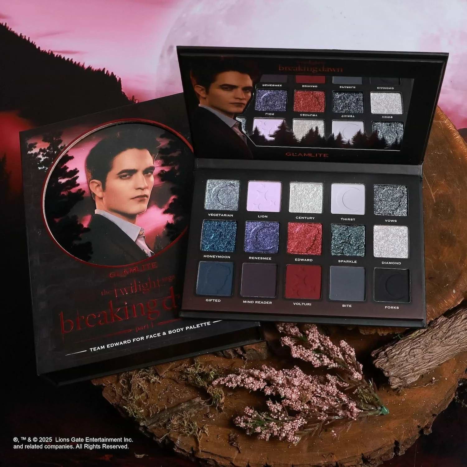 Twilight X Glamlite Team Edward Palette
