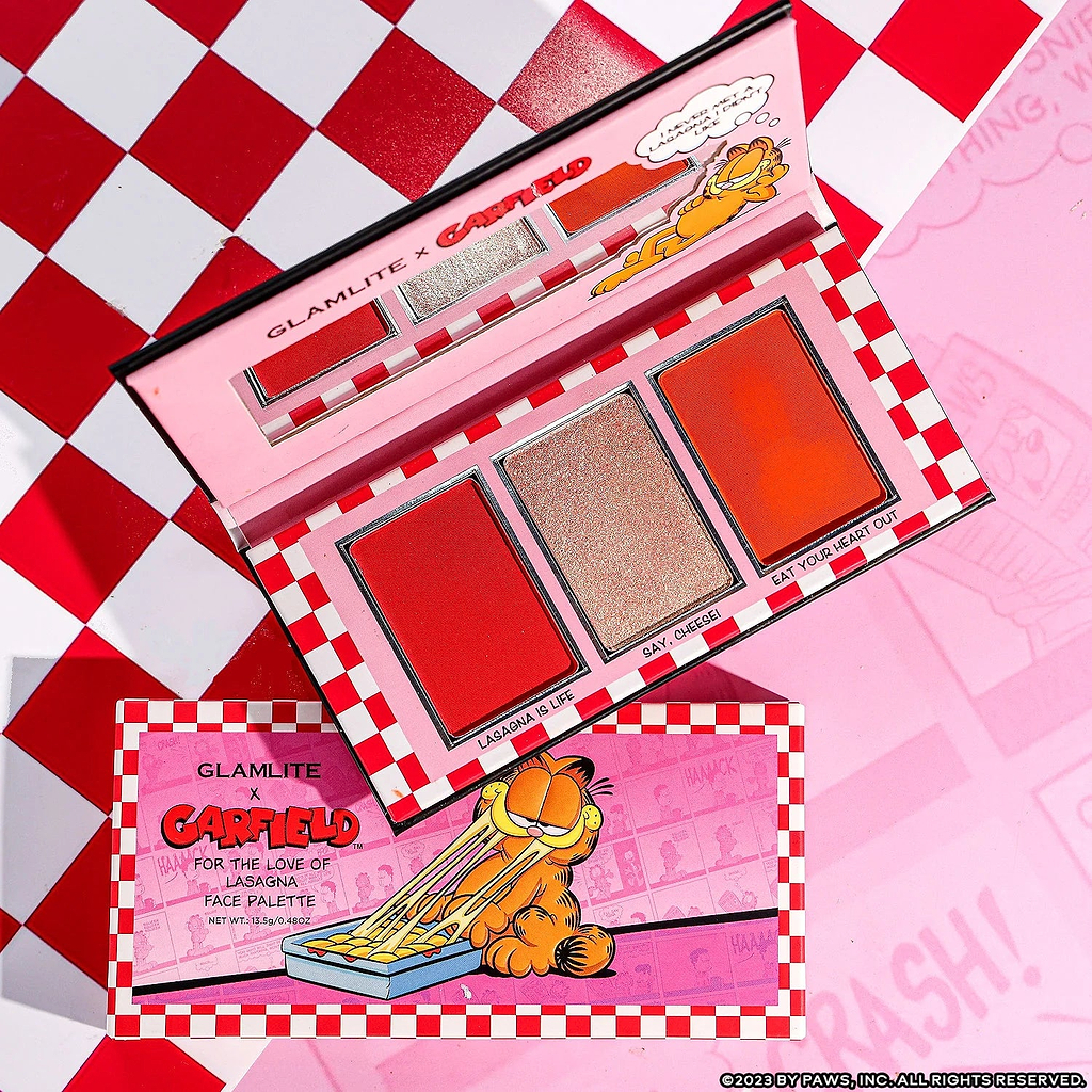 GARFIELD X GLAMLITE FACE PALETTE
