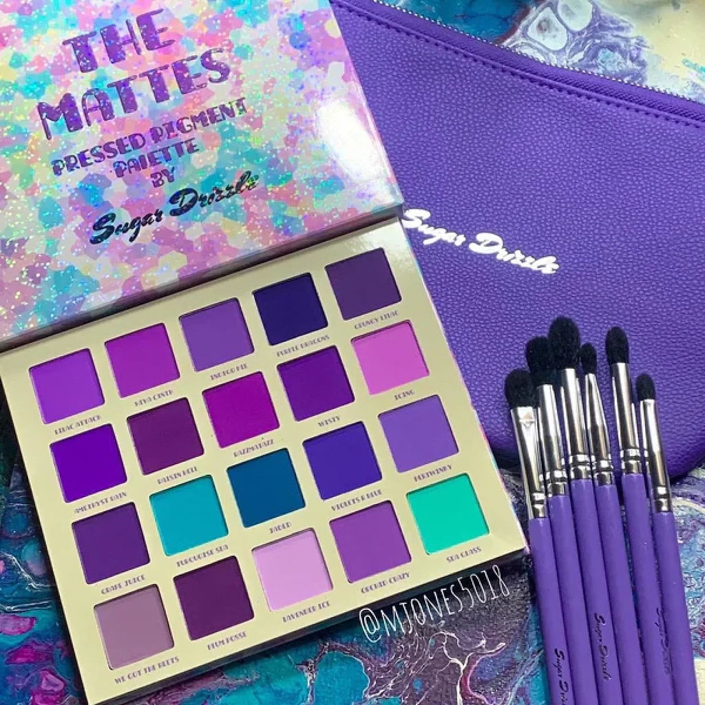 The Mattes Rainbow Purple Palette