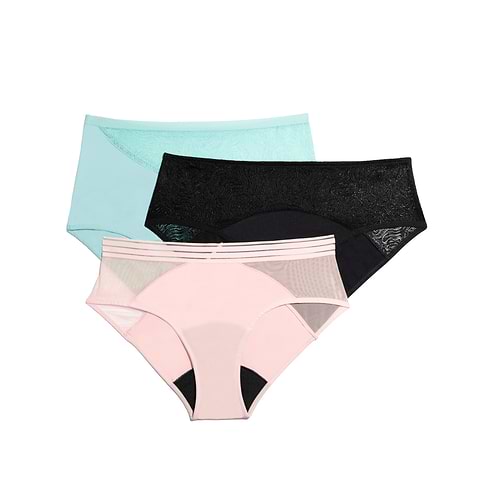 Saalt Wear period underwear in different styles and colors