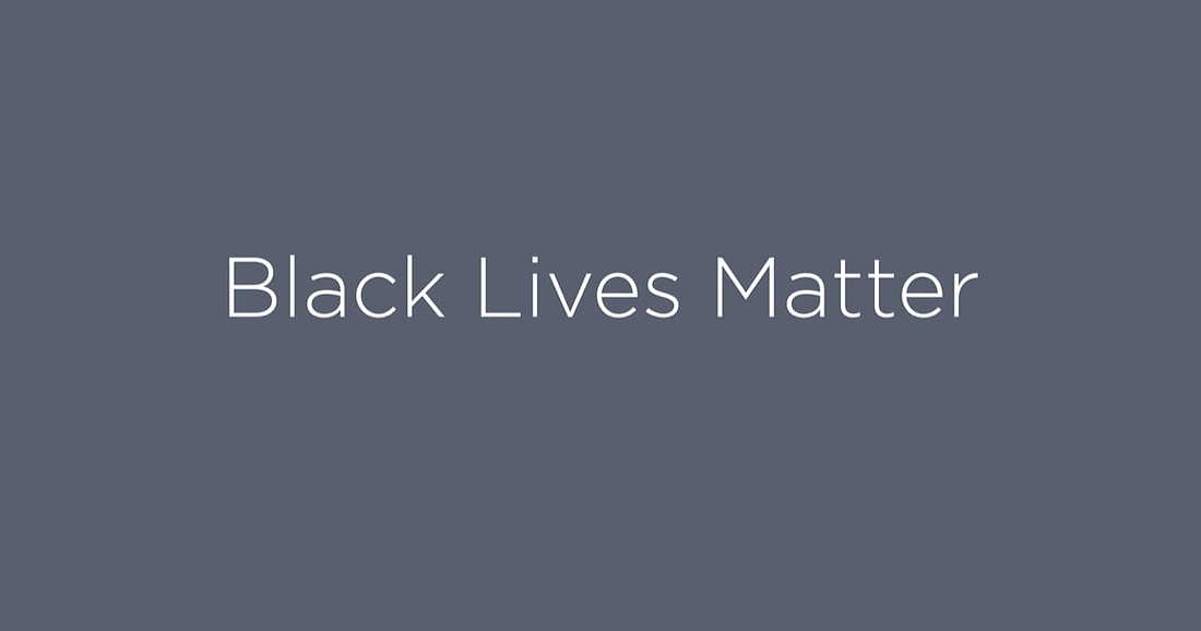 Black Lives Matter text.