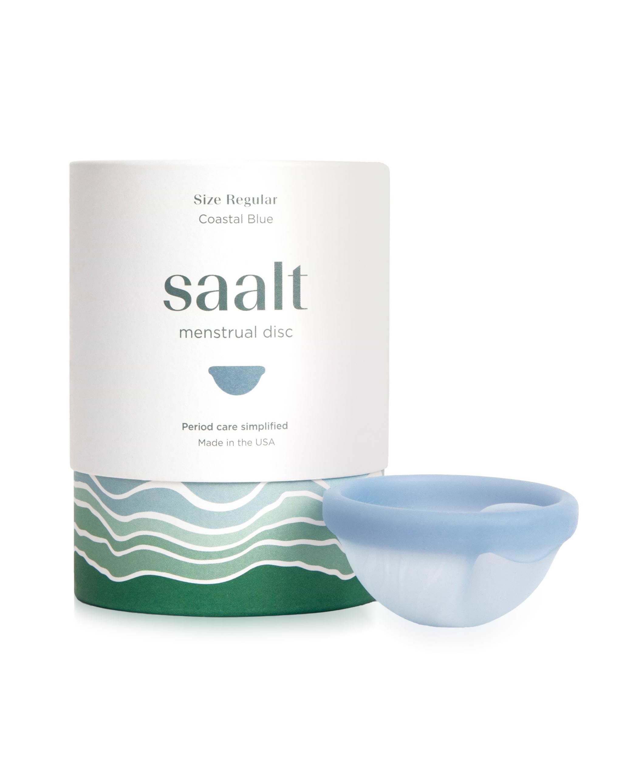 Saalt Menstrual Disc, designed to be the best menstrual disc. Made in the USA from medical-grade silicone, it's worn internally like a tampon. FDA registered. | Saalt Saalt Menstrual Disc, designed to be the best menstrual disc. Made in the USA from medical-grade silicone, it's worn internally like a tampon. FDA registered. | Saalt