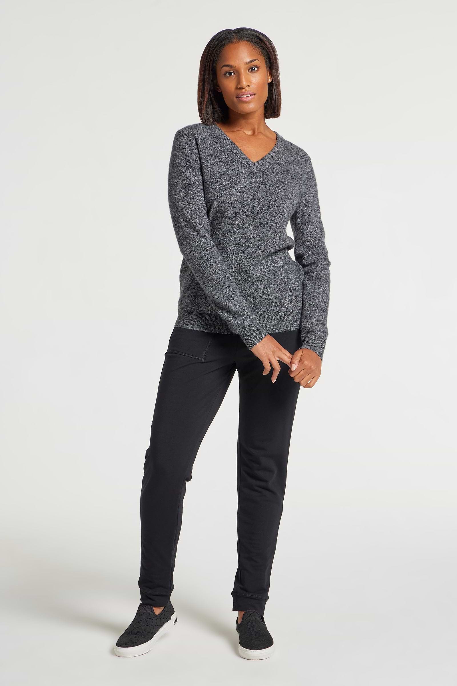 Charcoal || Etta Cashmere Sweater