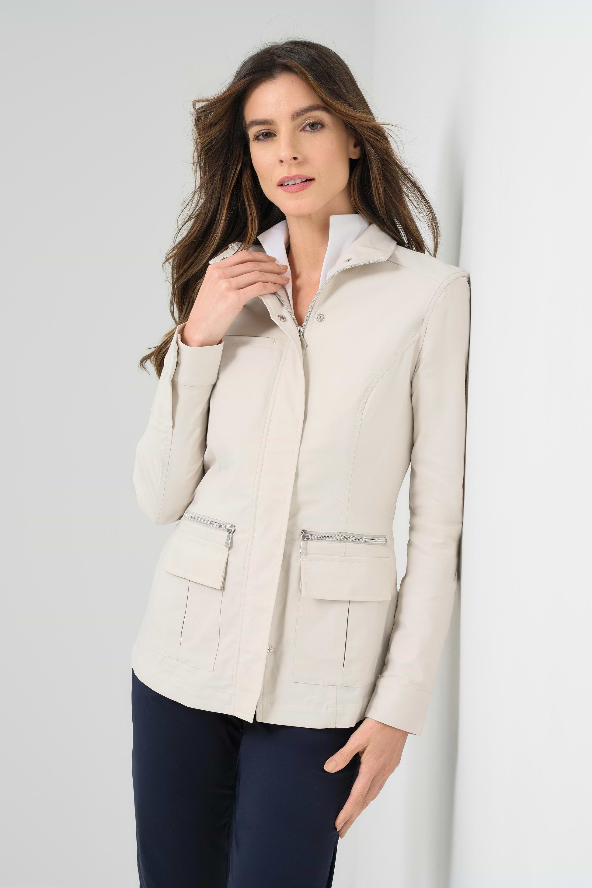 Kenya Safari Jacket in Stone – Luxury Utility Style Anatomie