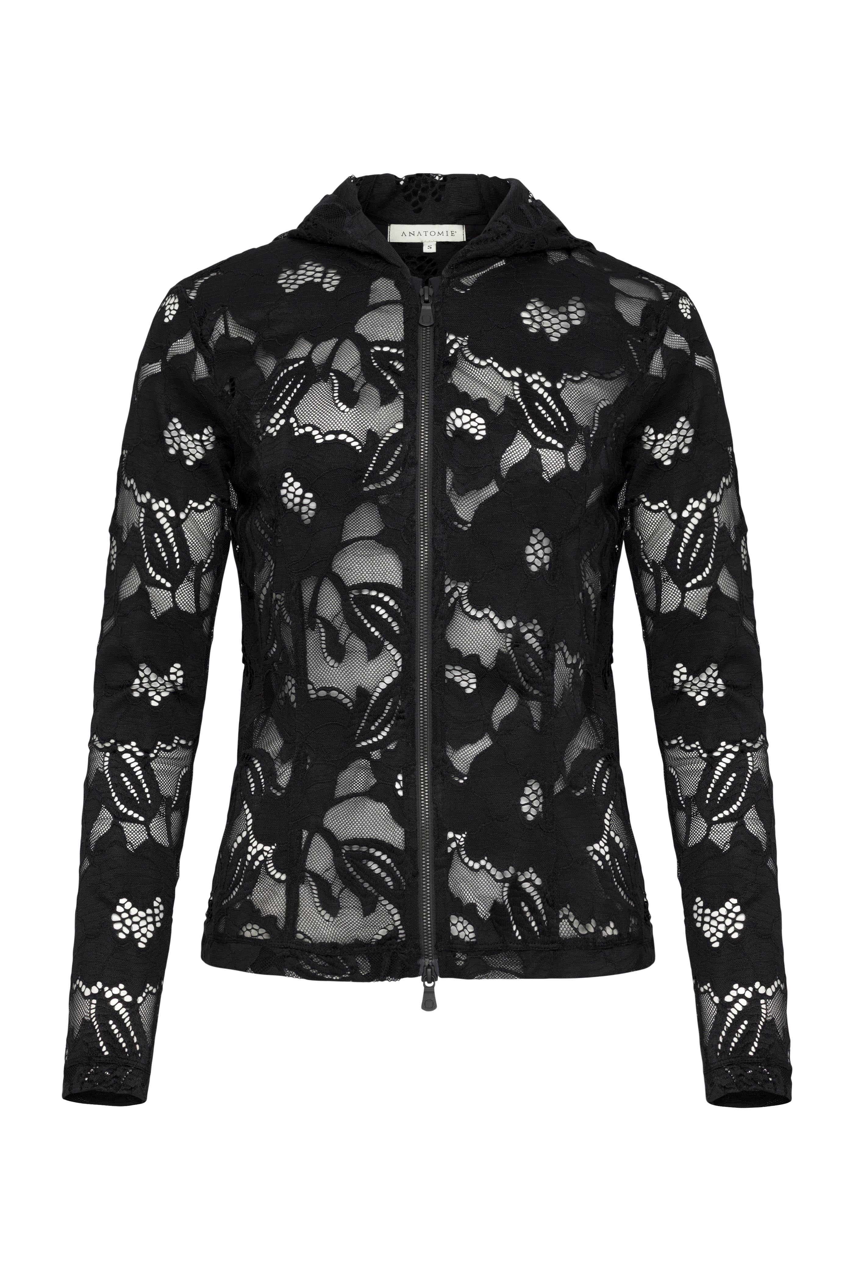 épine arm logo jacket lace Lace Bree Full Zip Jacket with Hood – Anatomie