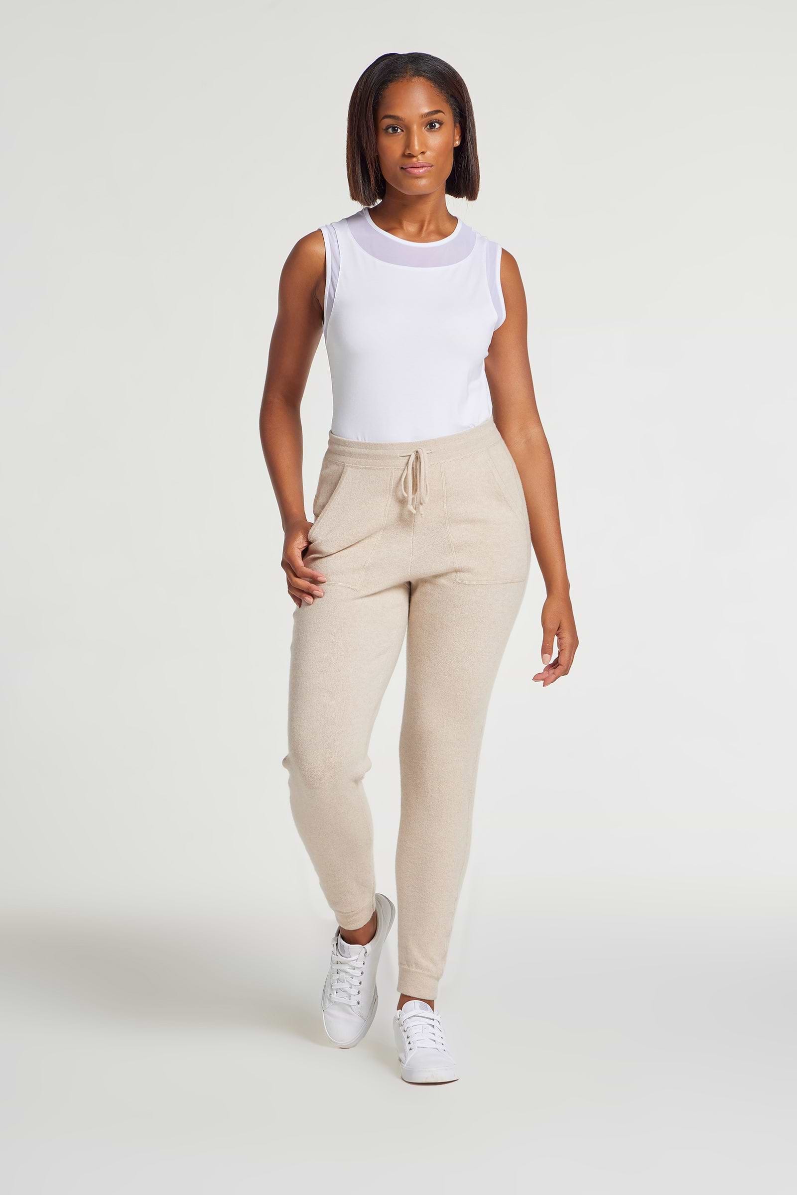 Oatmeal Heather || Londone Cashmere Jogger