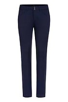 The Best Travel Pants. Flat Lay of the Luisa Skinny Jean Pant in Navy