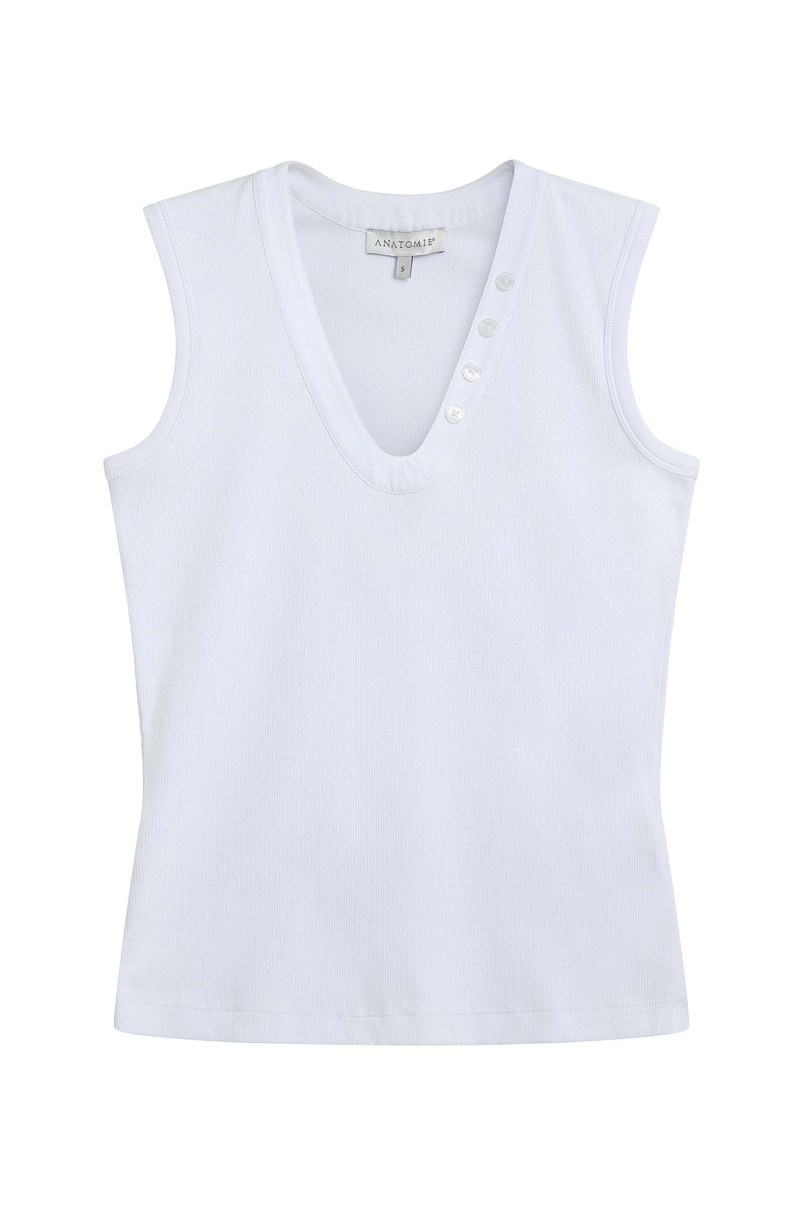The Best Travel Top. Flat Lay of a Madelyn Top in White.