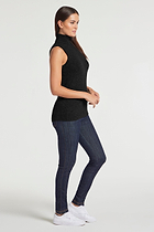 Black || Nicolette Sleeveless Cashmere Top