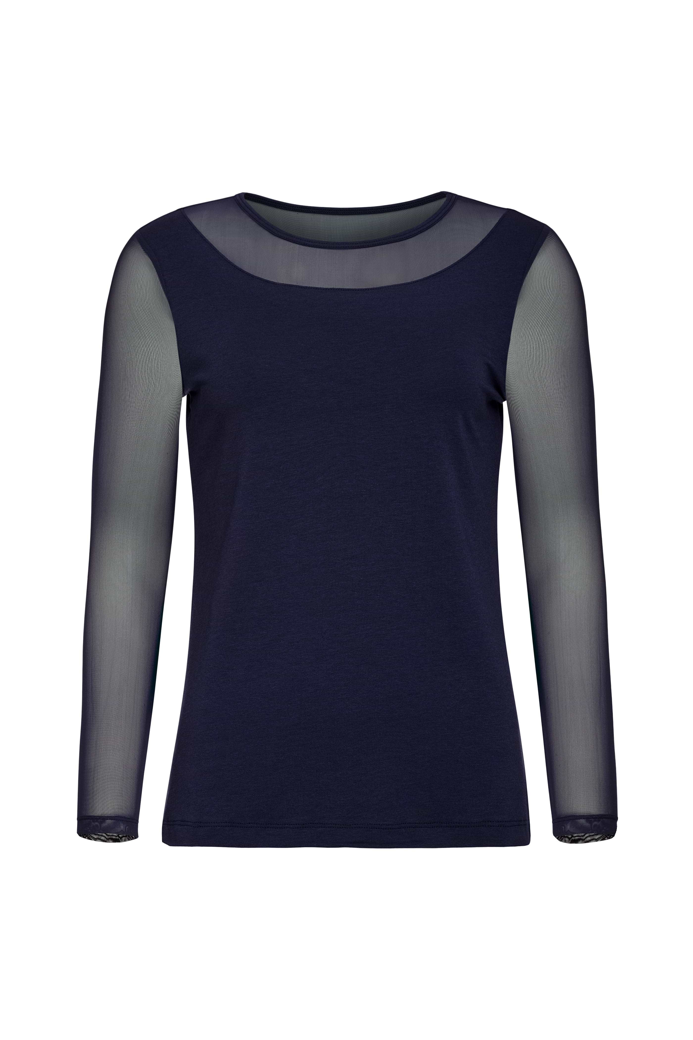 Kim Mesh-Sleeve Top in Pima Modal – Anatomie