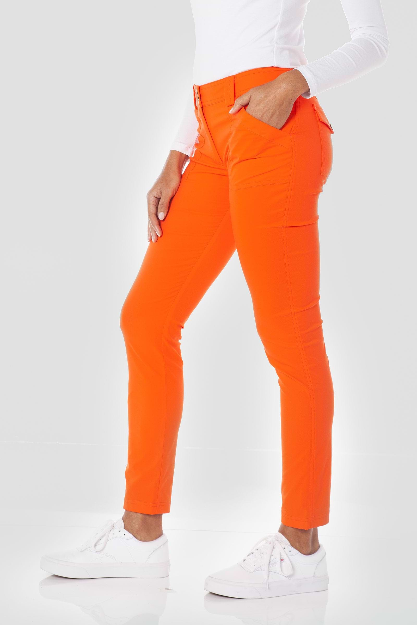 Orange|| McCall Cargoless Pant