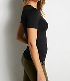 Black || Tammy Basic Top