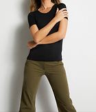 Black || Tammy Basic Top