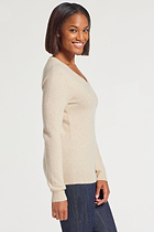 Oatmeal Heather || Etta Cashmere Sweater