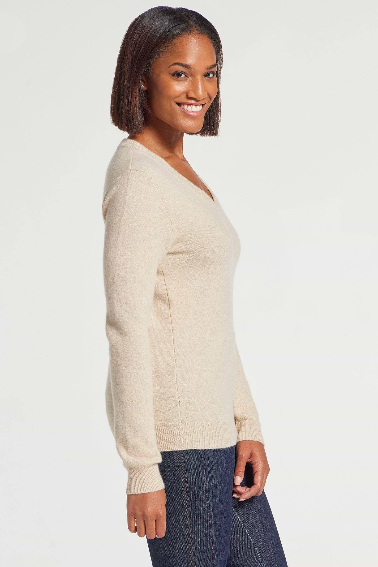 Oatmeal Heather || Etta Cashmere Sweater
