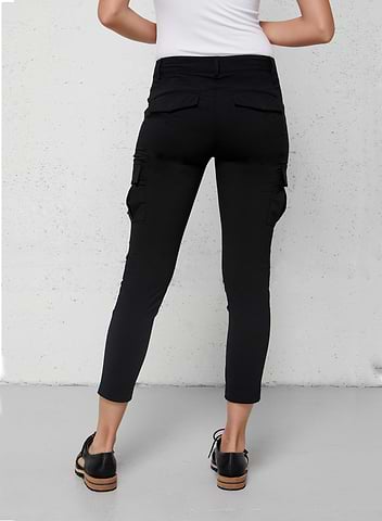 Viva Cropped Cargo Pant - Back Functional Pockets