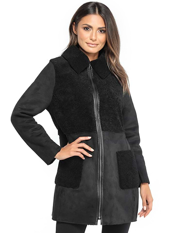 Ski Resort Essential Marley Vegan Suede Jacket 