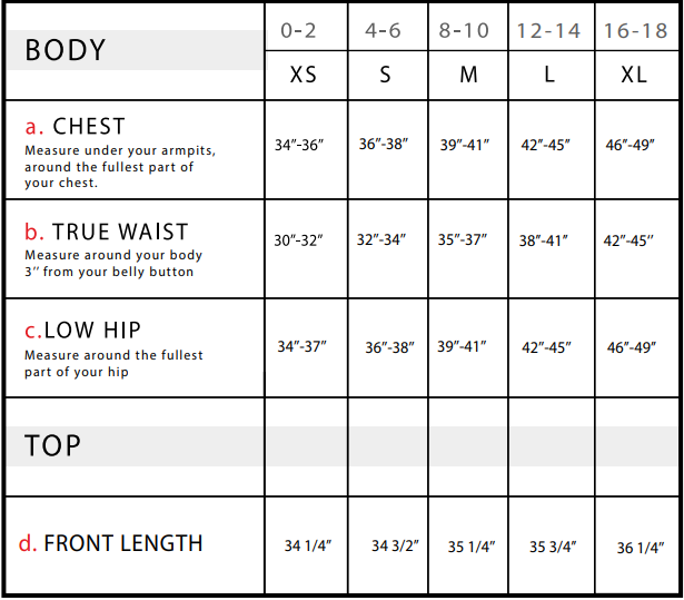 Adelia Leather and Mesh Panels Jacket Size Chart