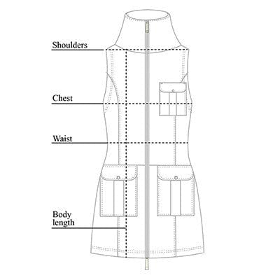 Cali Vest Size Chart