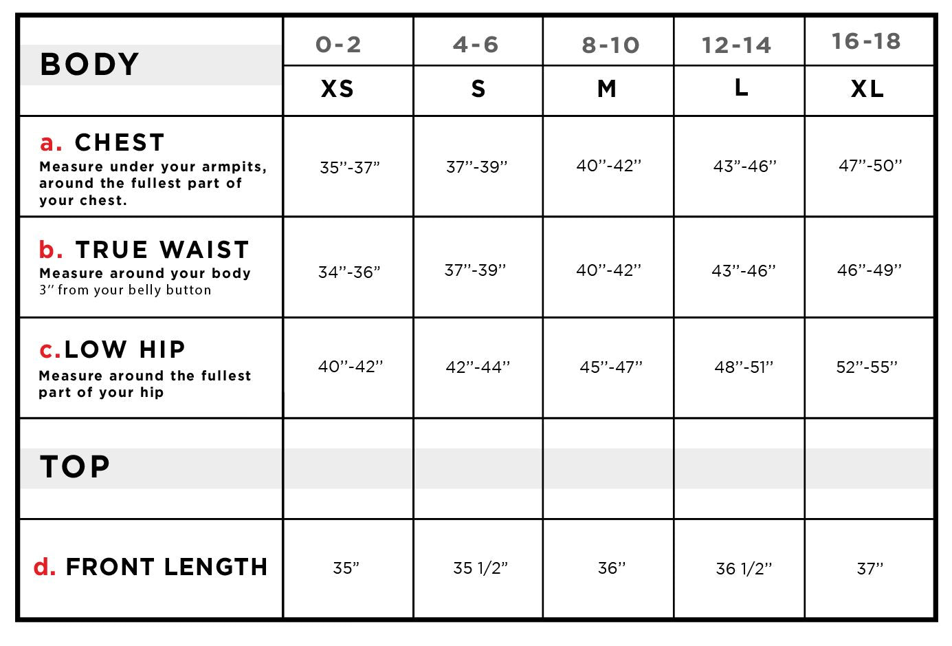 Carmen Diamond Quilted Puffer Vest Size Chart