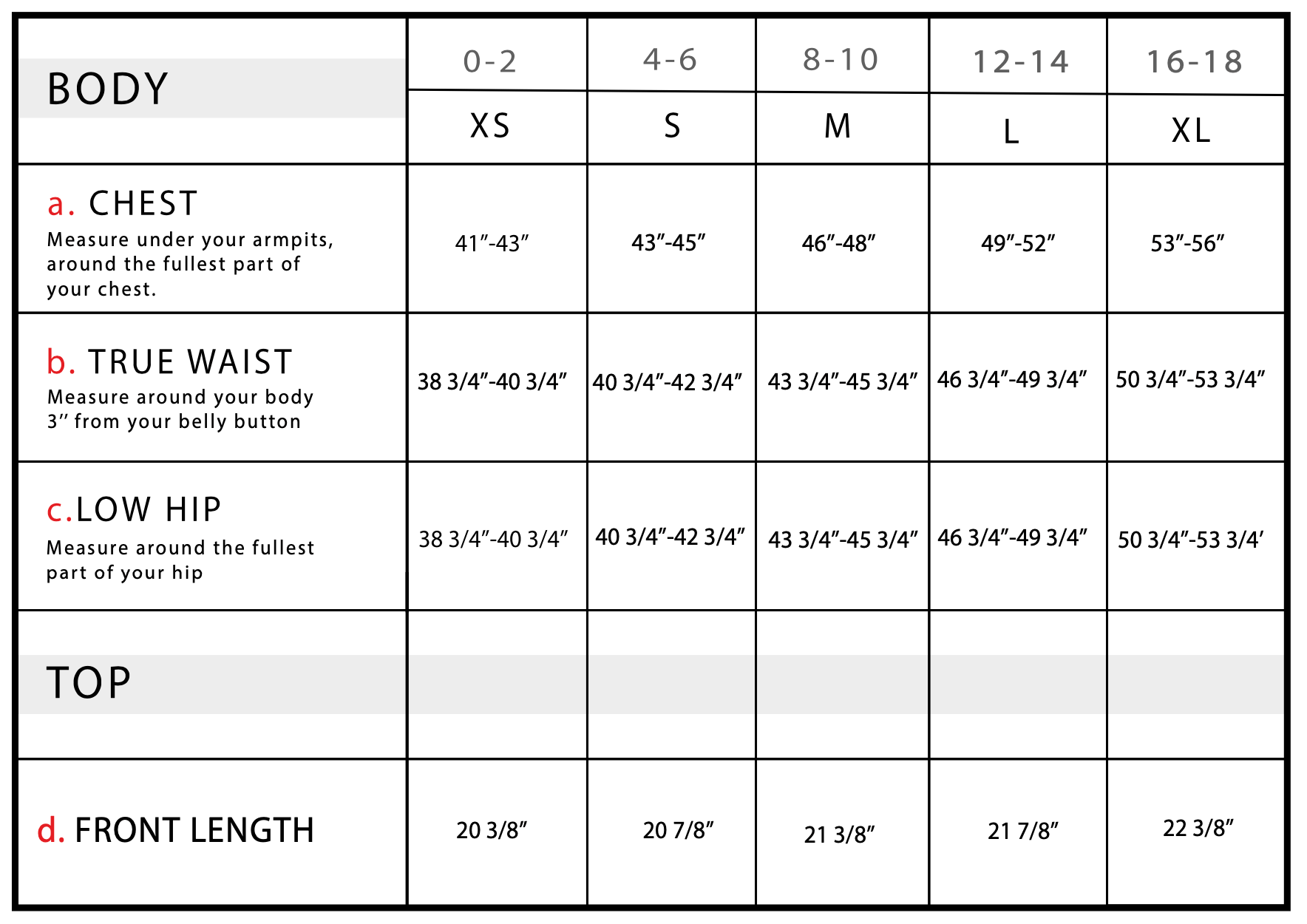 Casey Cropped Lightweight Windbreaker Size Chart