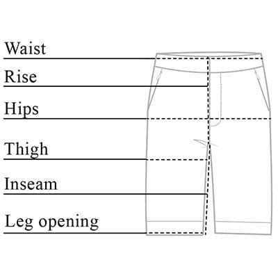 Claudia Relaxed Fit Bermuda Short Size Chart