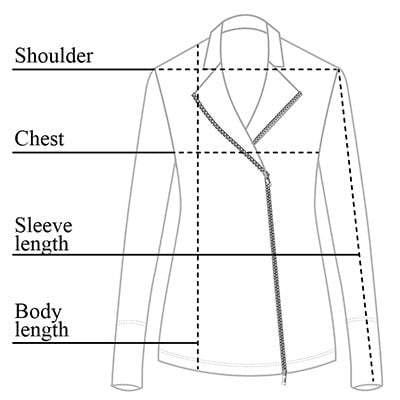 Harley Nylon Moto Jacket Size Chart