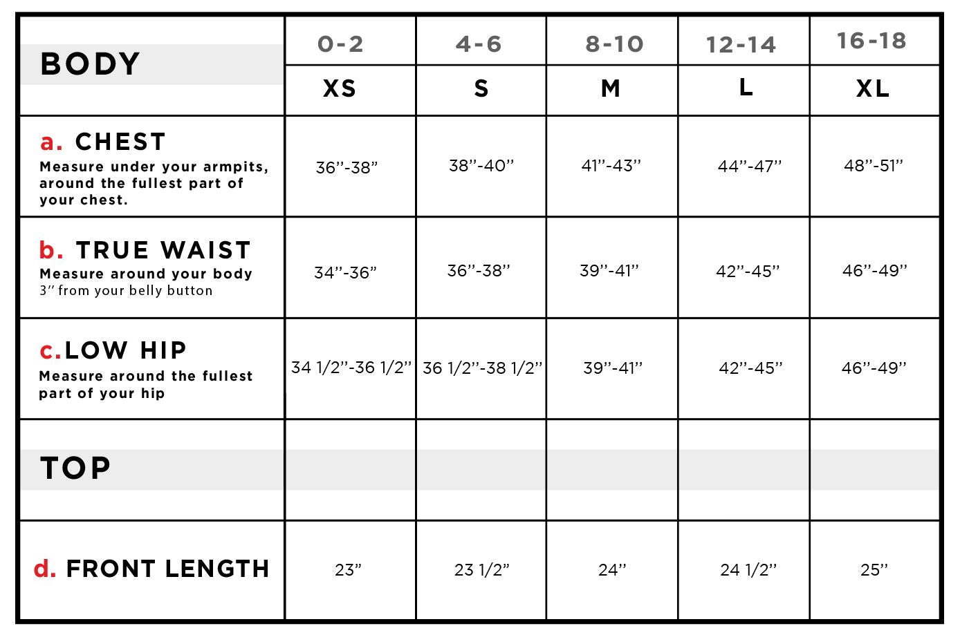 Jodie Diamond Quilted Puffer Vest Size Chart