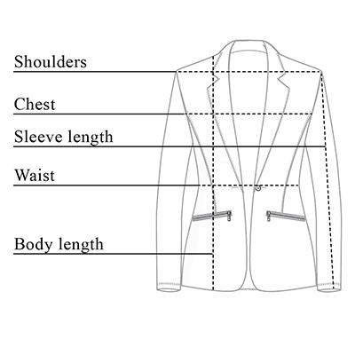 Kleo Mesh Blazer Size Chart