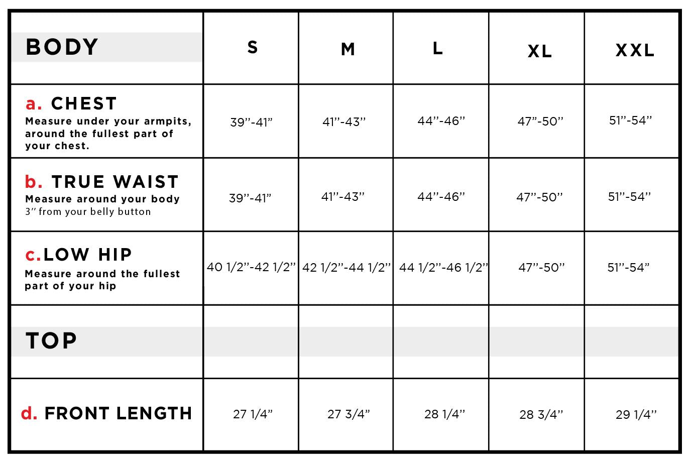 Leonardo Men's Hooded Vest Size Chart