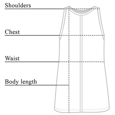 Madison Contrast Jersey Top Size Chart