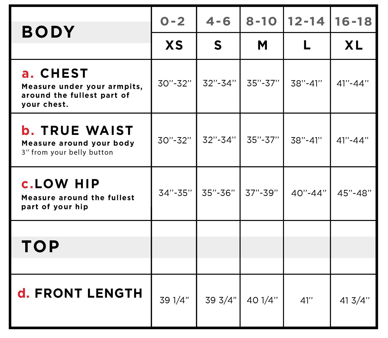 Mazzi Hybrid Windbreaker Jacket Size Chart