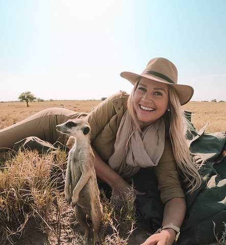 Safari outfit female top