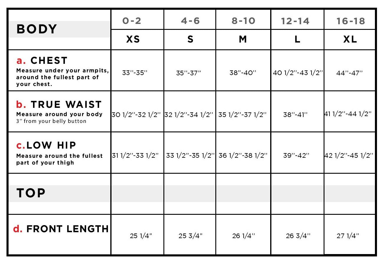 Svana Baseball Style Mesh Jacket Size Chart