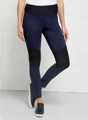 What to Wear in a Sap The Andrea Contrast-Panel Legging