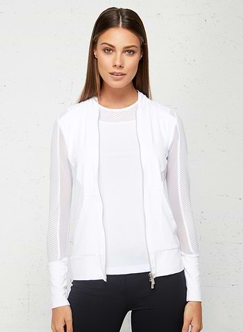 The Gracie Mesh Sleeve Jacket