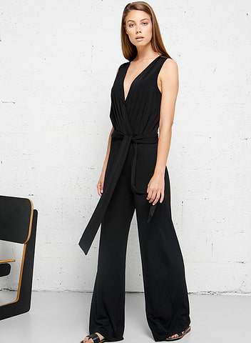 Harper Wrinkle Free Jersey Jumpsuit for Travel