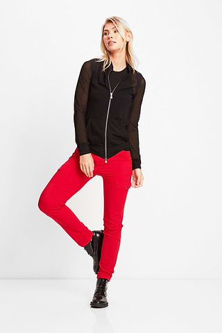 Kate Cargo Pant in Atomic Red