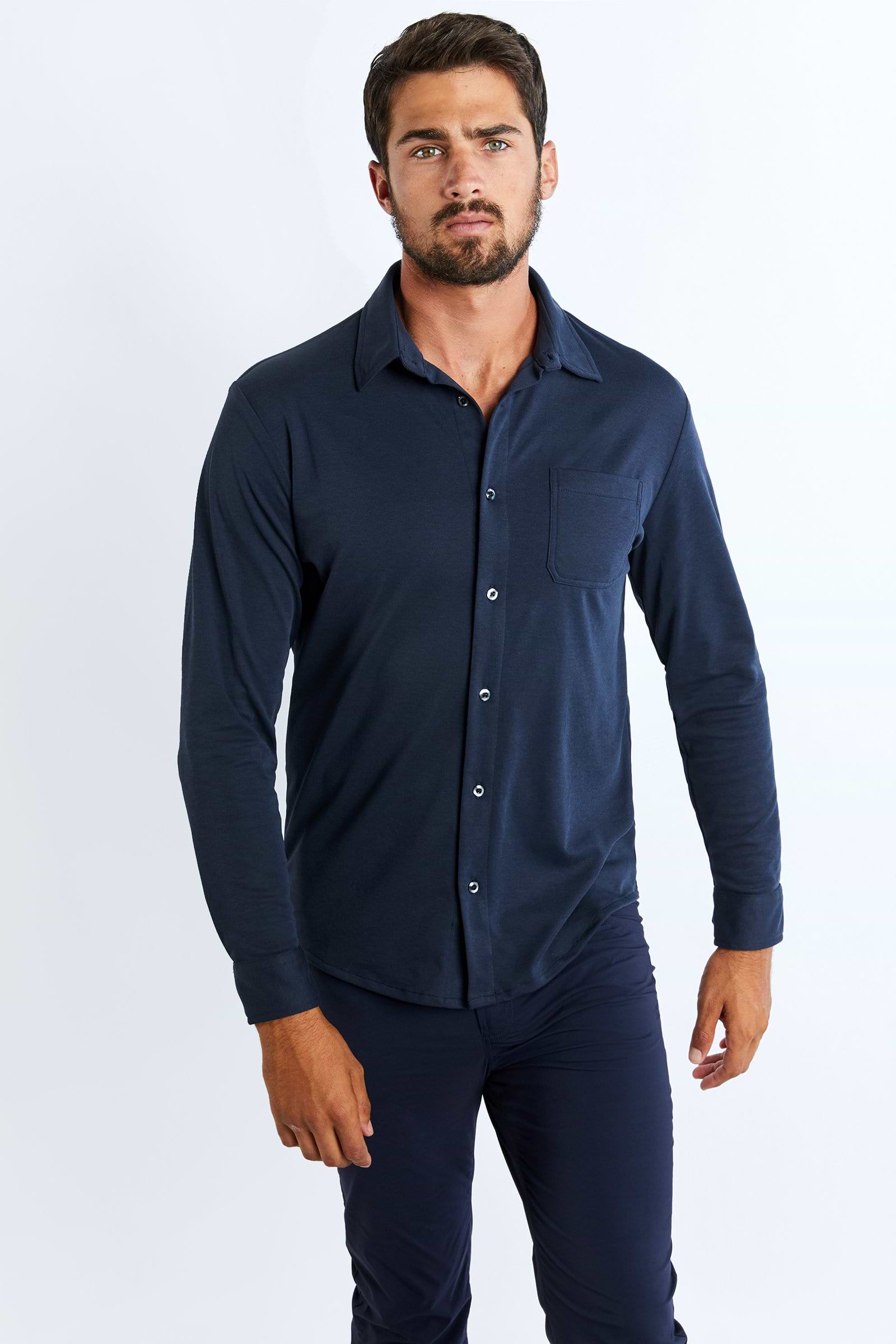 Dylan Button-Up Long-Sleeve Shirt by Anatomie