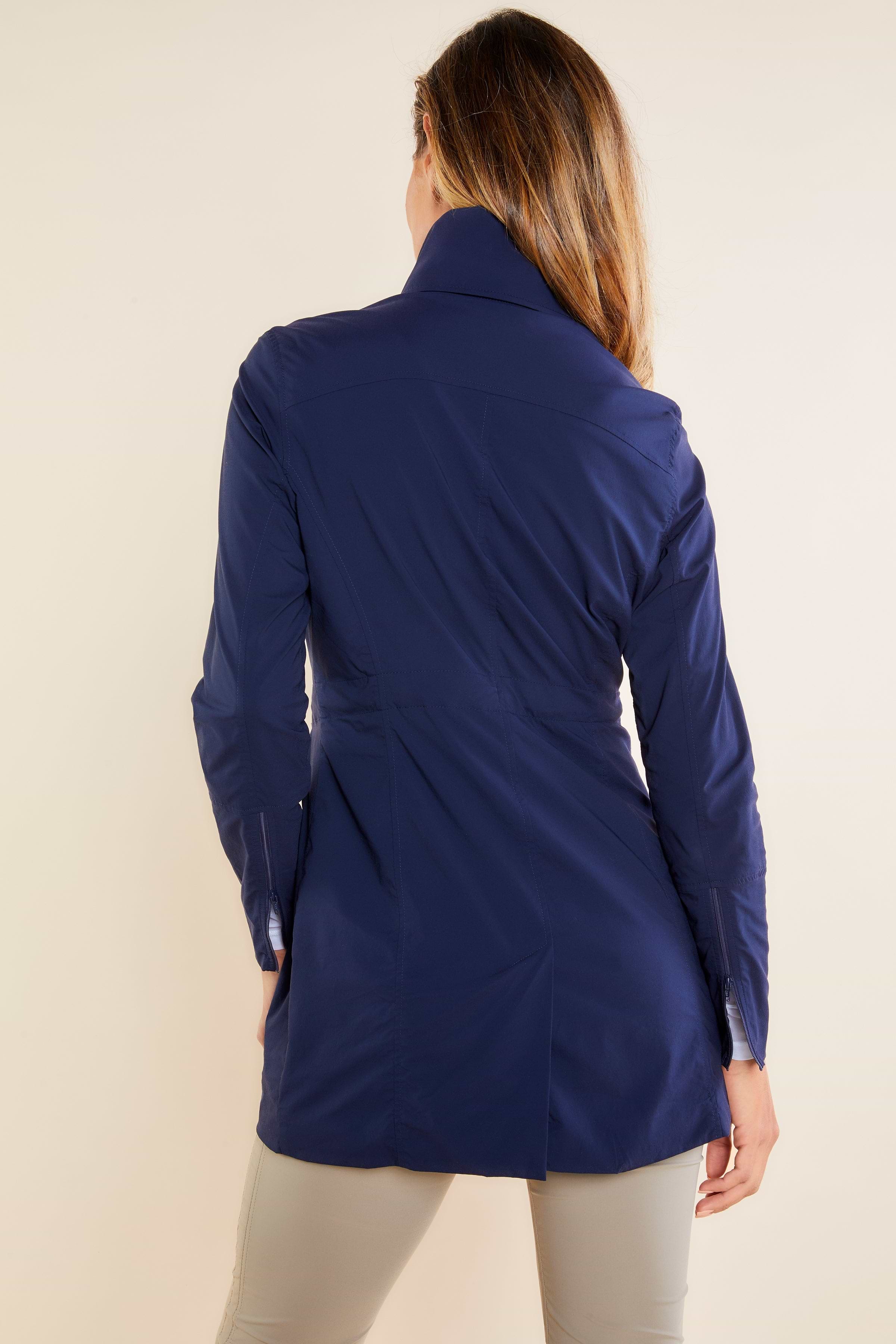 Navy || City Slick Honiara Long Jacket