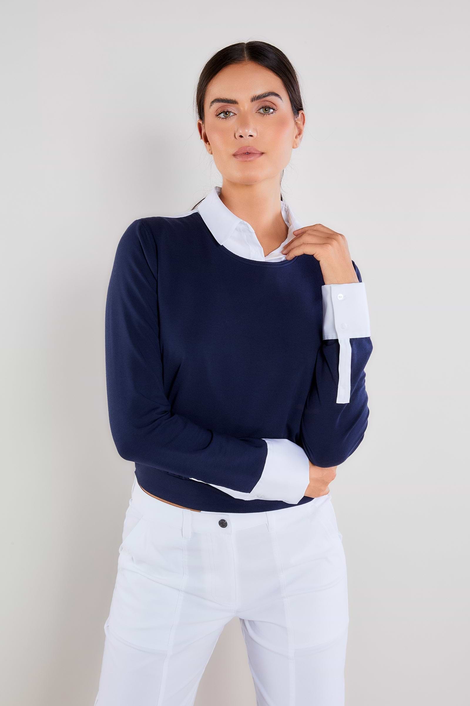 Navy/White||