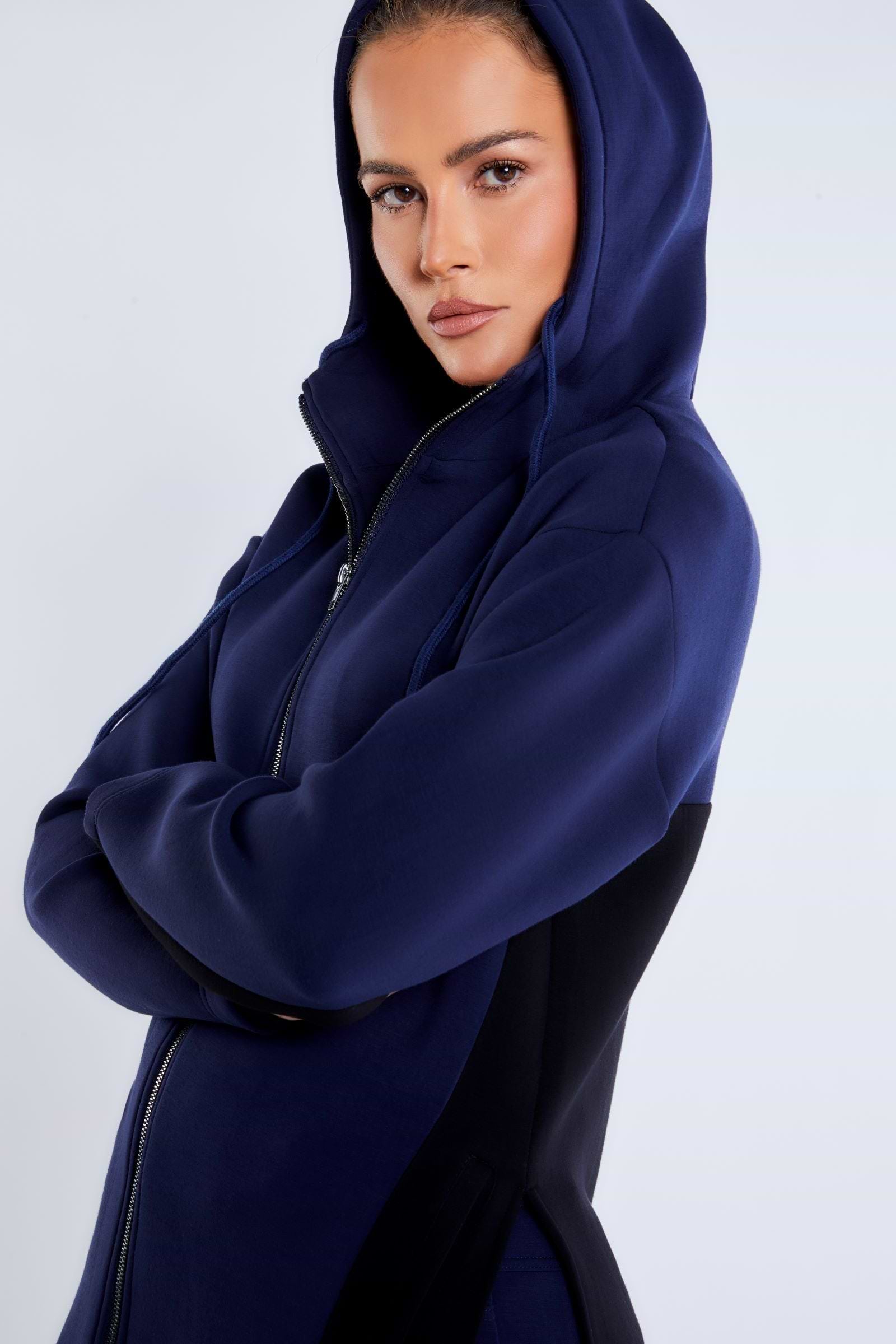 Pavlova Relaxed Fit Scuba Hoodie Jacket