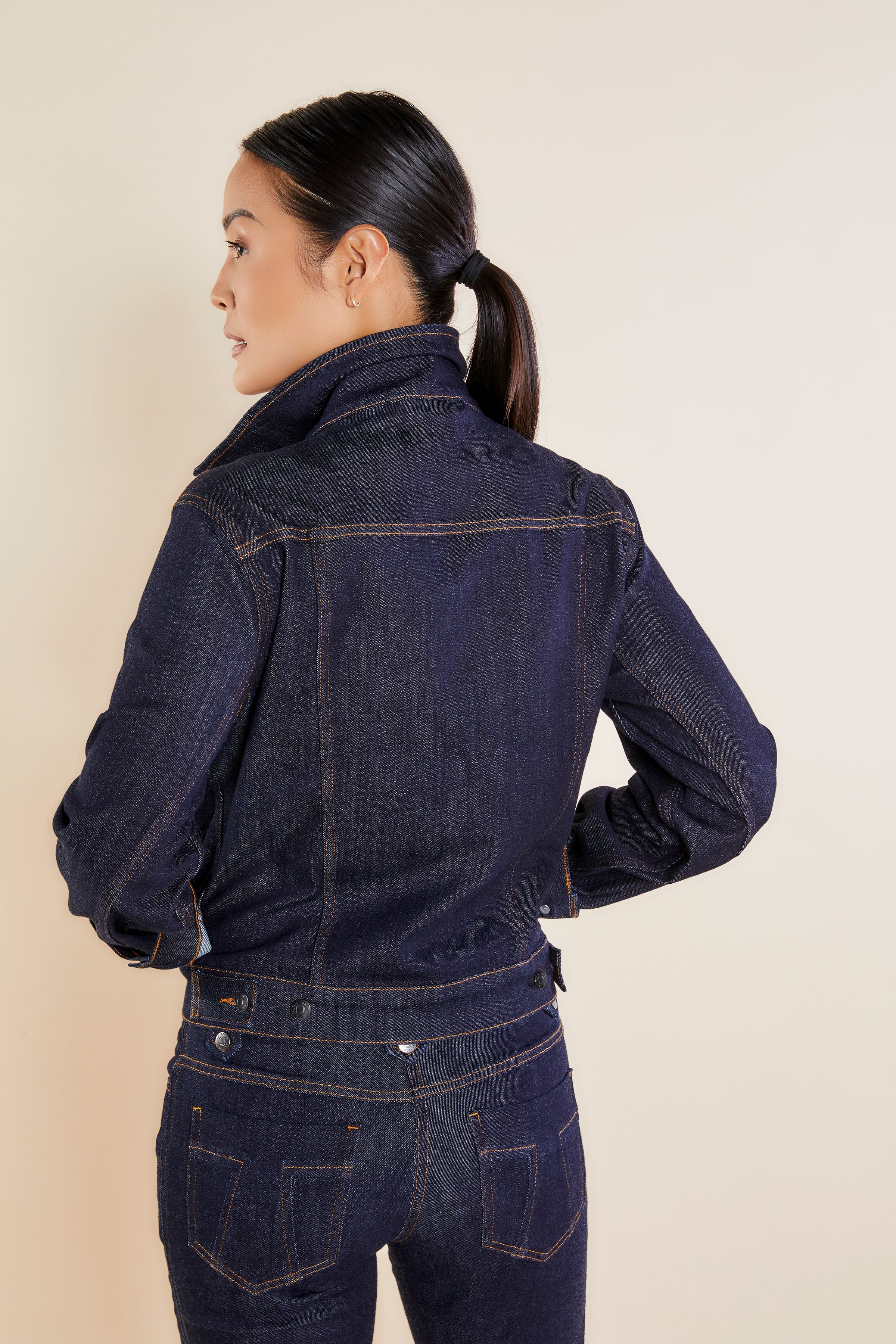 Dark Wash Denim || Yulia Denim Jacket